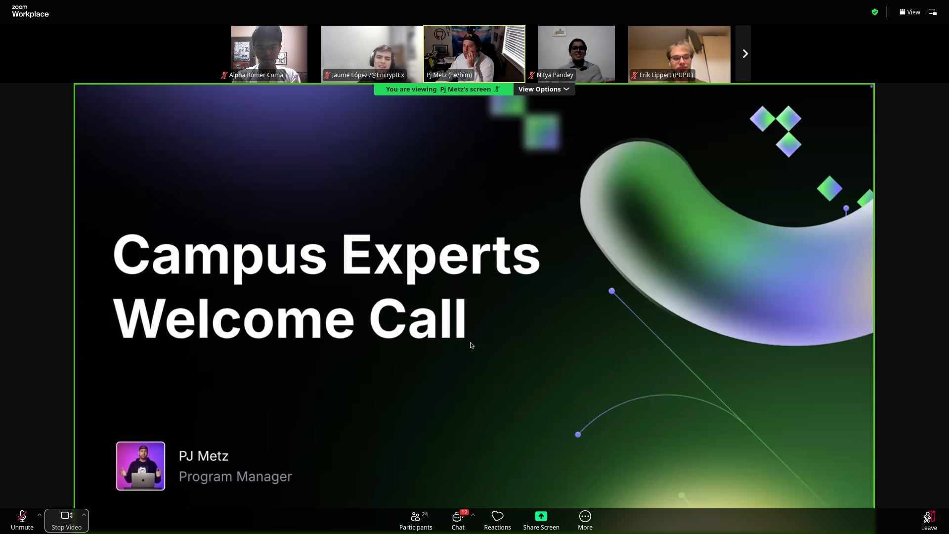 Campus Expert Welcome Call